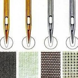 Подбираем иглы к тканям правильно