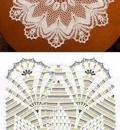 Прекрасные вязаные салфетки