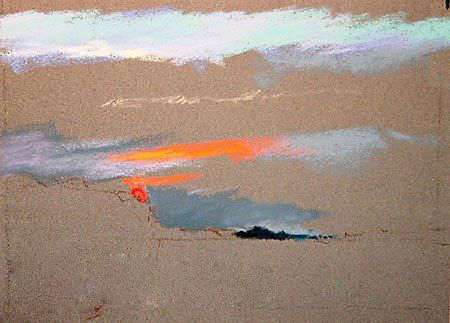 Рисуем закат на берегу моря