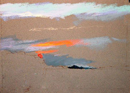 Рисуем закат на берегу моря