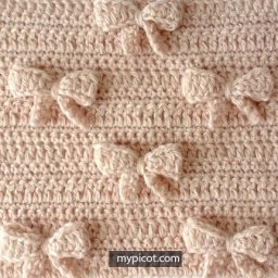 Узор "Бантики" крючком