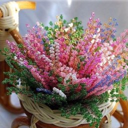 Вереск из бисера