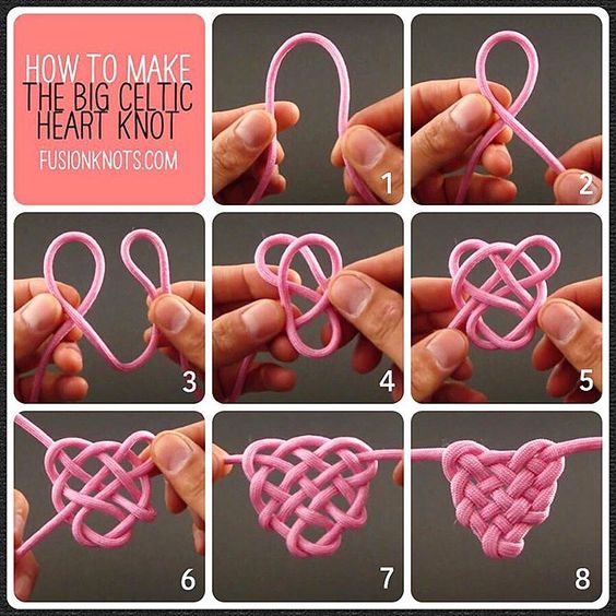 Интересные декоративные узелки