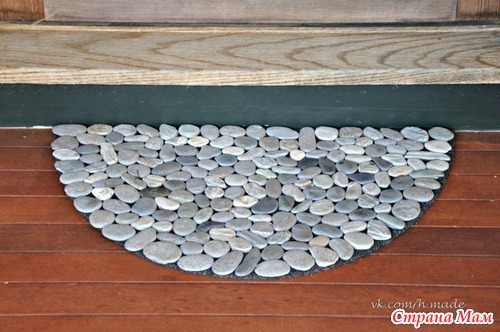 Коврики из гальки: будьте ближе к природе
