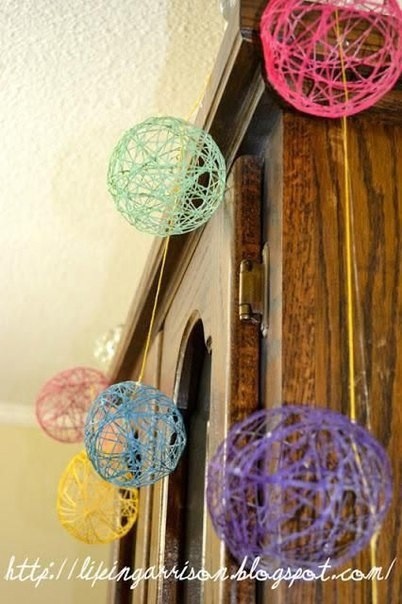 Идея для декора: невесомые шары