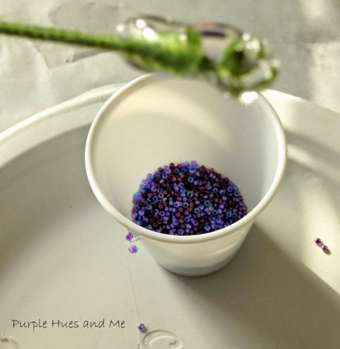 Лаванда из бисера Лаванда из бисера