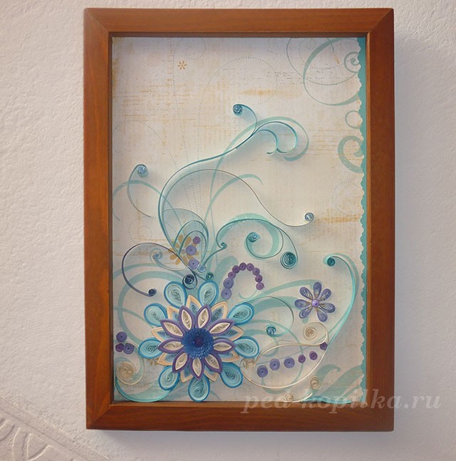 Квиллинг: цветочные композиции