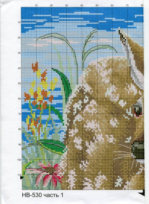 ​Вышиваем олененка