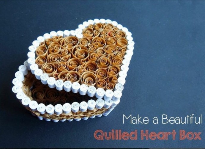 Простая в исполнении коробочка в технике квиллинг Простая в исполнении коробочка в технике квиллинг