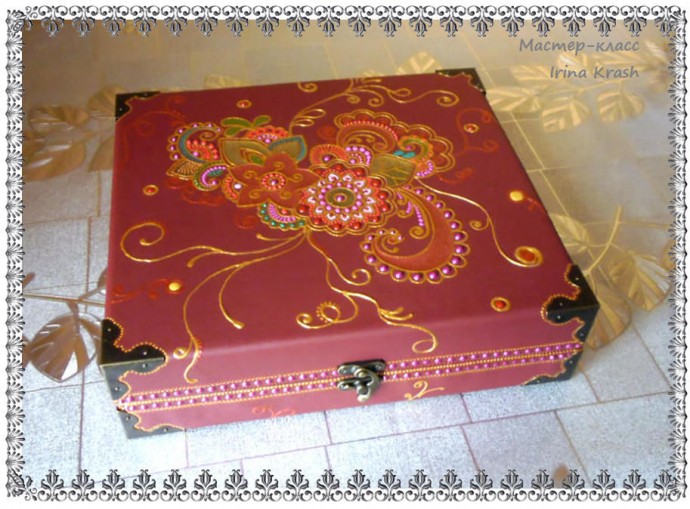 Реставрация шкатулки: мастер-класс