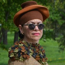 Оплечье из фетра "Таинственный лес"