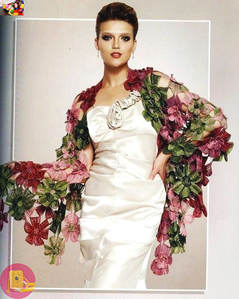 Пошаговый мастер-класс: шикарная шаль "Цветы"