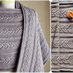 Схемы красивых узоров для шарфов и палантинов