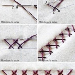 ​Узорные швы