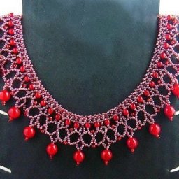 ​Воротнички из бисера