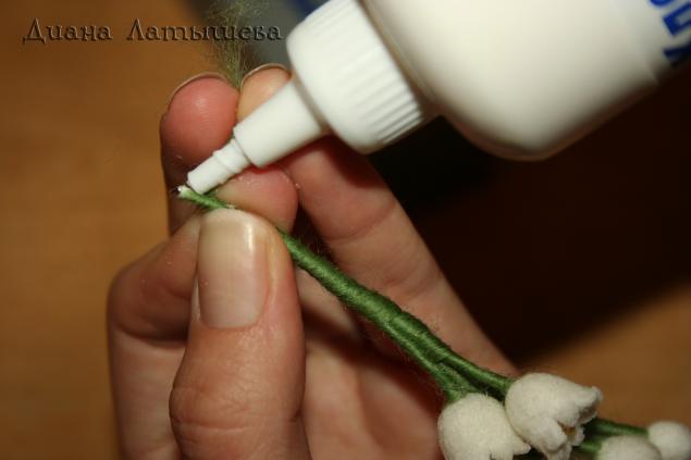 Восхитительные ландыши: шерстяная акварель Восхитительные ландыши: шерстяная акварель