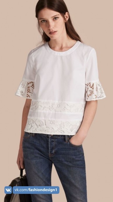 Блузки с кружевами: идеи для вдохновения Блузки с кружевами: идеи для вдохновения