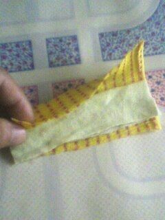 Коврик из лоскутков