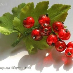 Красная смородина из ювелирной эпоксидной смолы