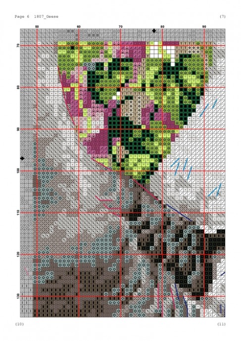 ​Вышиваем гусей