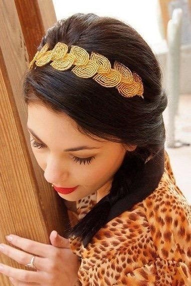 Ободок из бисера