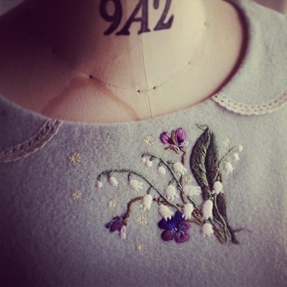 Украшаем одежду вышивкой