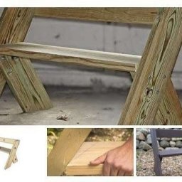 Скамейка за полчаса