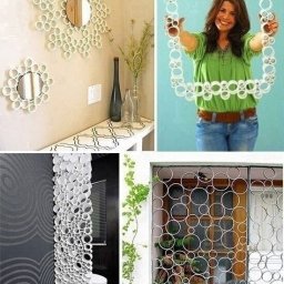 Отличные идеи полезных вещей из остатков пластиковых труб