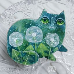 ​Разрисованные котики