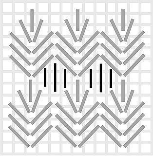 Салфетка из пластиковой канвы и целлофана