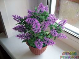 Восхитительный букет сирени из бисера