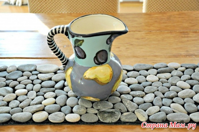 Романтичная галька в интерьере: совмещаем несовместимое Романтичная галька в интерьере: совмещаем несовместимое