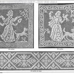 ​Филейные схемы "Дамы"