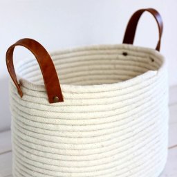 Корзина из верёвки