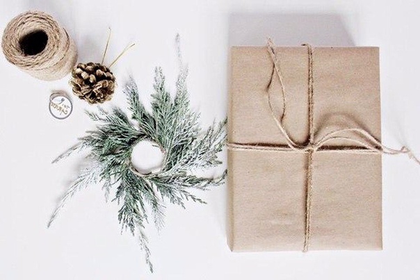 Мастерим новогоднюю упаковку для подарка