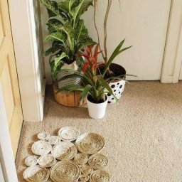 Коврик из верёвки своими руками