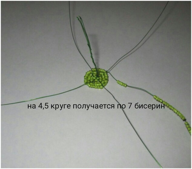 ​Красные маки из бисера