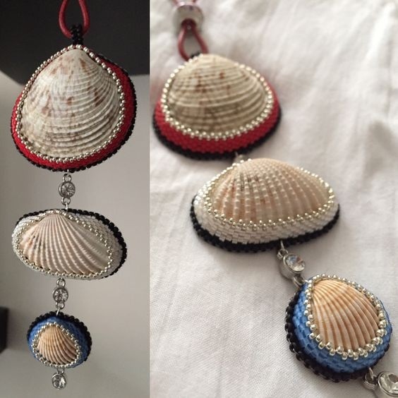 Шикарные украшения из ракушек