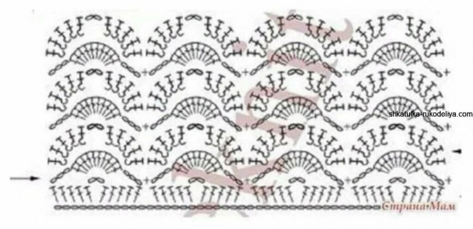 ​Узор, похожий на чешую