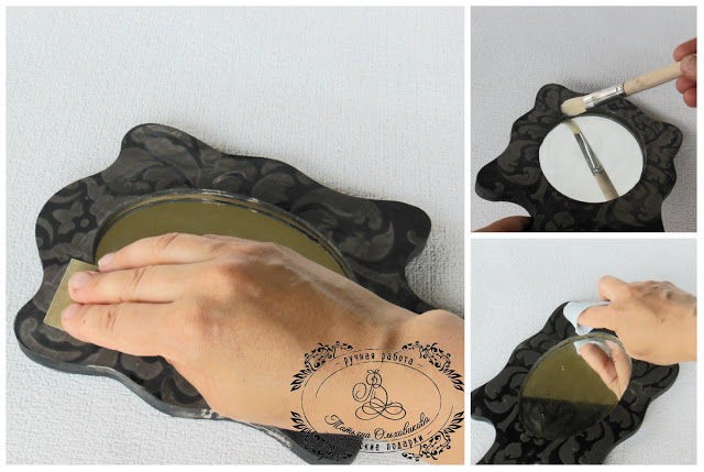 Зеркало "Винтажный букет"