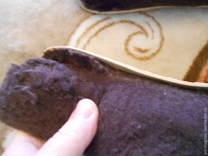 Ремонтируем любимые валяные тапочки