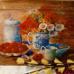 Вживляем лазерную распечатку в брашированную поверхность