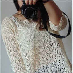 Очень элегантный ажурный пуловер