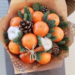 Цитрусовые новогодние букеты: идеи создания праздничных подарков