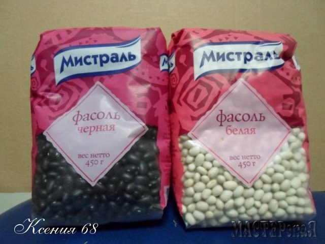 Декорируем вазу фасолью Декорируем вазу фасолью