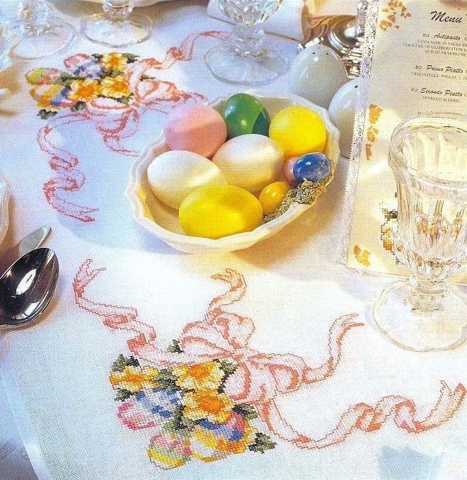 Пасхальная вышивка