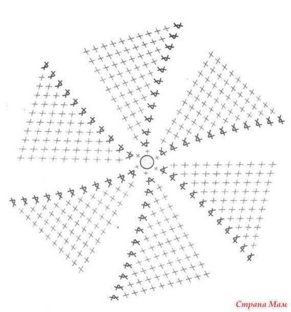 ​Шапочка с большим красивым цветком