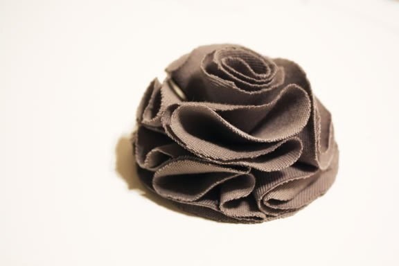 Цветок их ткани: мастер-класс