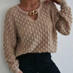 ​Узор с ромбами, похожими на чешуйки шишечек