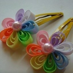 Радужные заколки